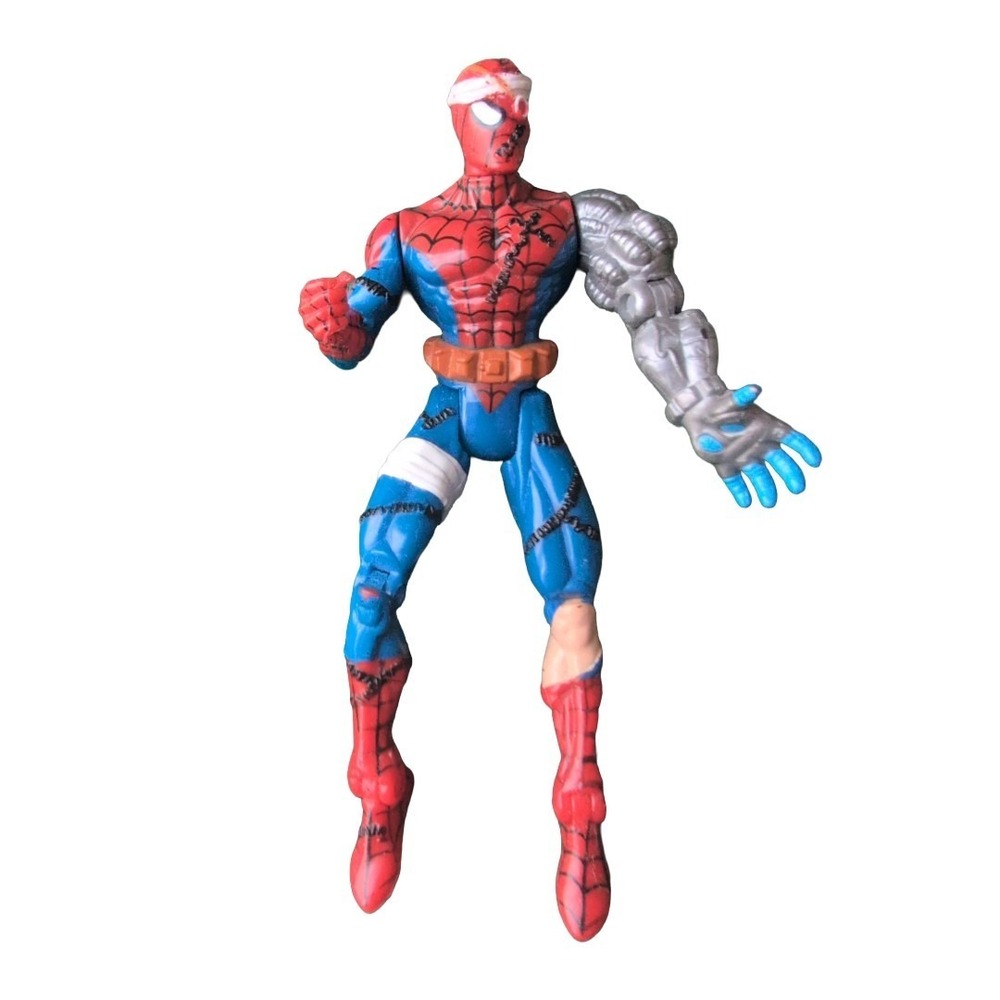 Cyborg Spider‎ Man Animated Series 5" Action Figure Loose Toy Biz 1996